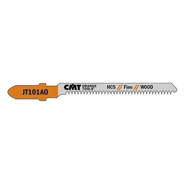 CMT Orange Tools 5 Jig Saw Blades HCS 3"x20TPI (Wood/Curve/Fine), JT101AO-5