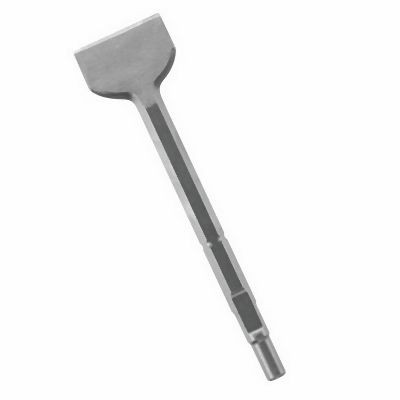 Bosch 10 pieces 3 Inches x 12 Inches Scaling Chisel Tool Round Hex/Spline Hammer Steel, 2610952279