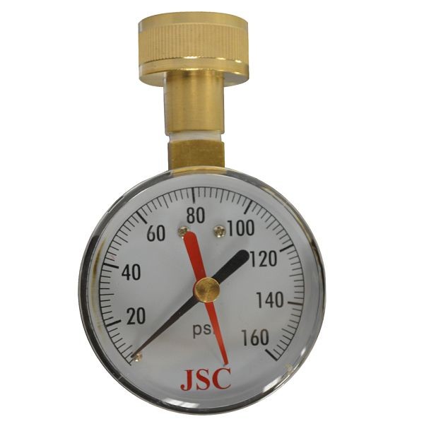 Jones Stephens 160 PSI Water Test Gauge with Indicator, J66302